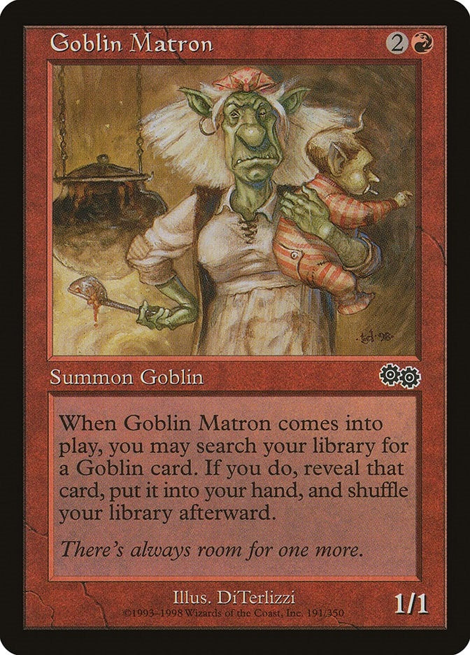 Image for Goblin Matron (191) [Urza's Saga]