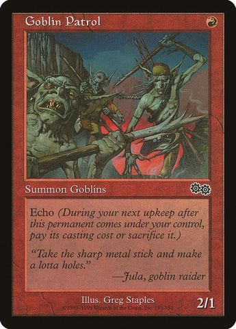 Image for Goblin Patrol (193) [Urza's Saga]