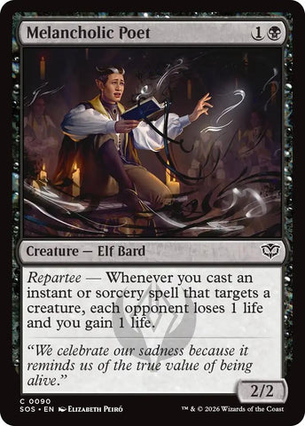 Image for Melancholic Poet (90) (Secrets of Strixhaven) - Magic: The Gathering