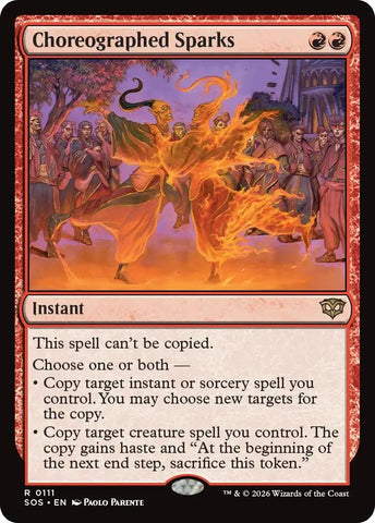 Image for Choreographed Sparks (111) (Secrets of Strixhaven) - Magic: The Gathering