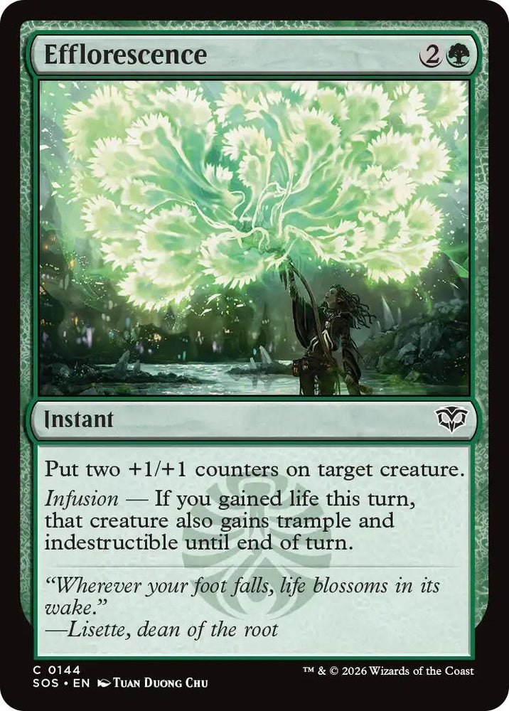 Image for Efflorescence (144) (Secrets of Strixhaven) - Magic: The Gathering