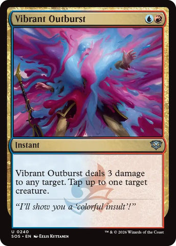 Image for Vibrant Outburst (240) (Secrets of Strixhaven) - Magic: The Gathering
