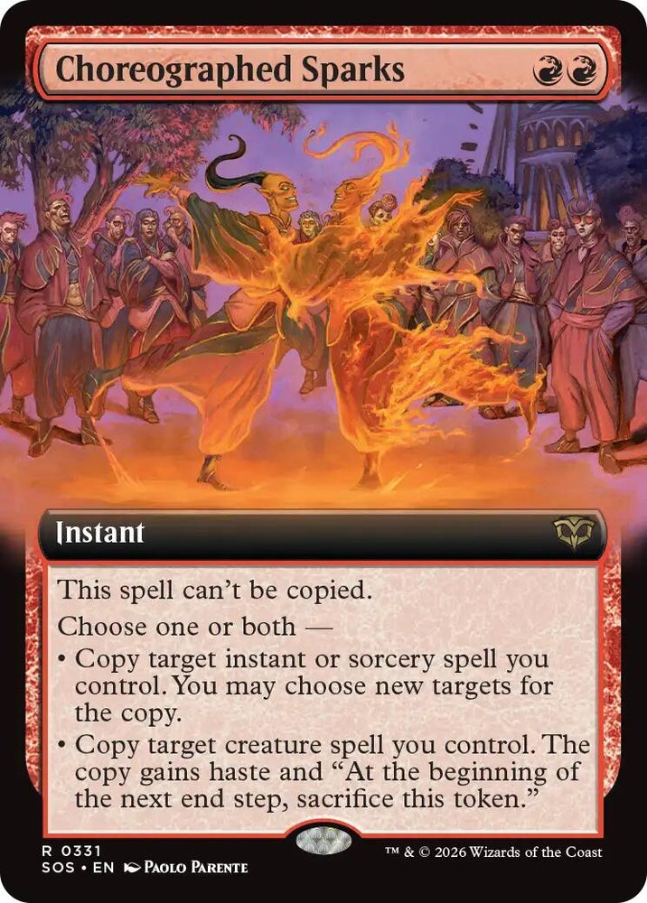 Image for Choreographed Sparks (Extended Art) (331) (Secrets of Strixhaven) - Magic: The Gathering