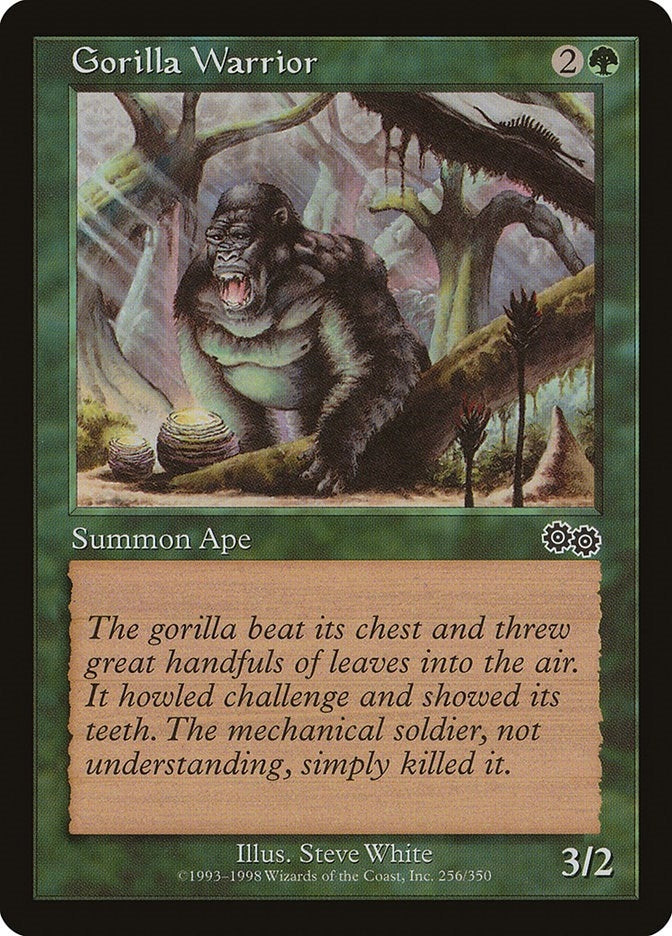 Image for Gorilla Warrior (256) [Urza's Saga]