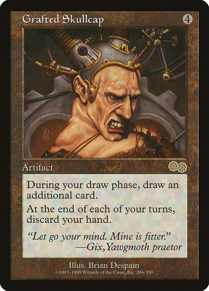 Image for Grafted Skullcap (296) [Urza's Saga]