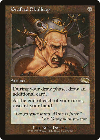 Image for Grafted Skullcap (296) [Urza's Saga]