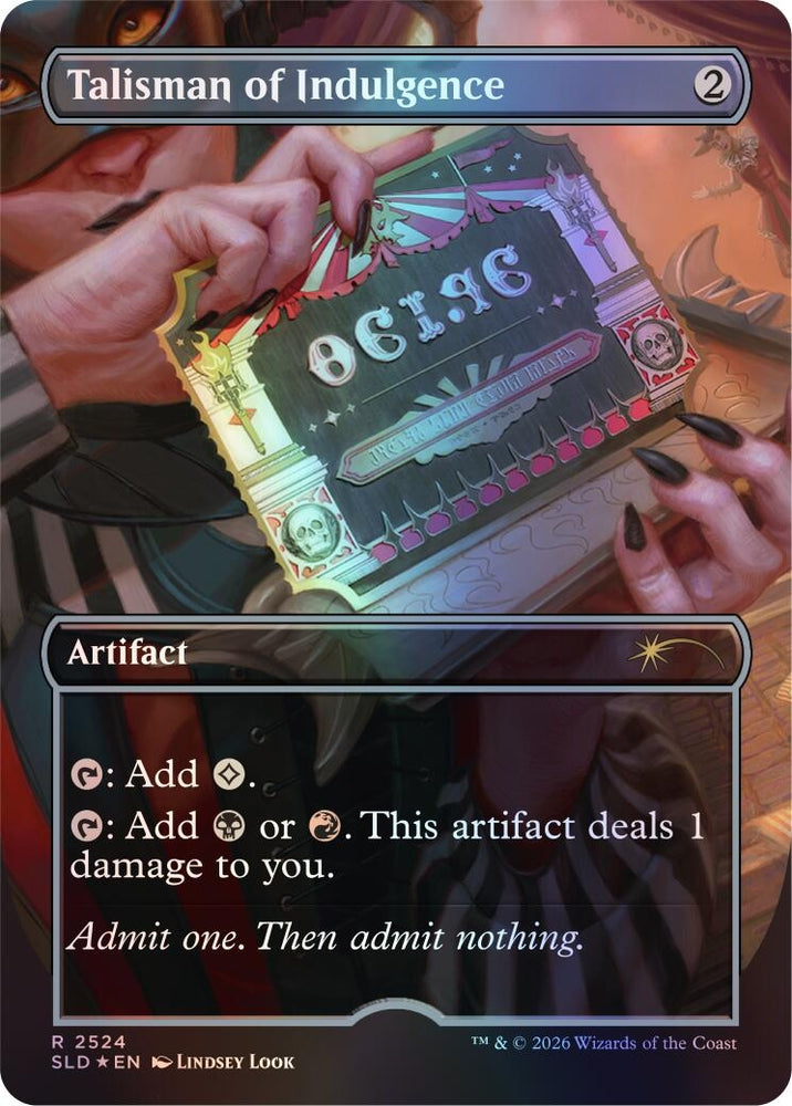 Image for Talisman of Indulgence (2524) (Secret Lair Drop Series) - Magic: The Gathering