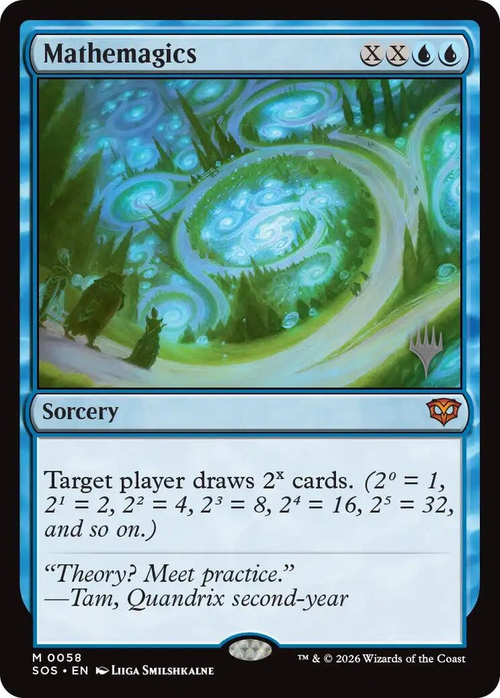 Image for Mathemagics (58) (Promo Pack: Secrets of Strixhaven) - Magic: The Gathering