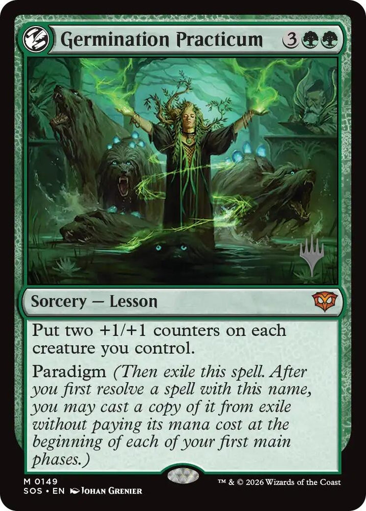 Image for Germination Practicum (149) (Promo Pack: Secrets of Strixhaven) - Magic: The Gathering