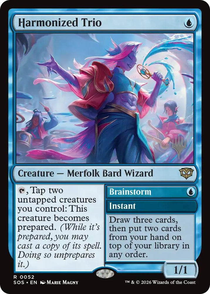 Image for Harmonized Trio (52) (Promo Pack: Secrets of Strixhaven) - Magic: The Gathering