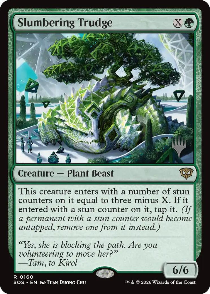 Image for Slumbering Trudge (160) (Promo Pack: Secrets of Strixhaven) - Magic: The Gathering