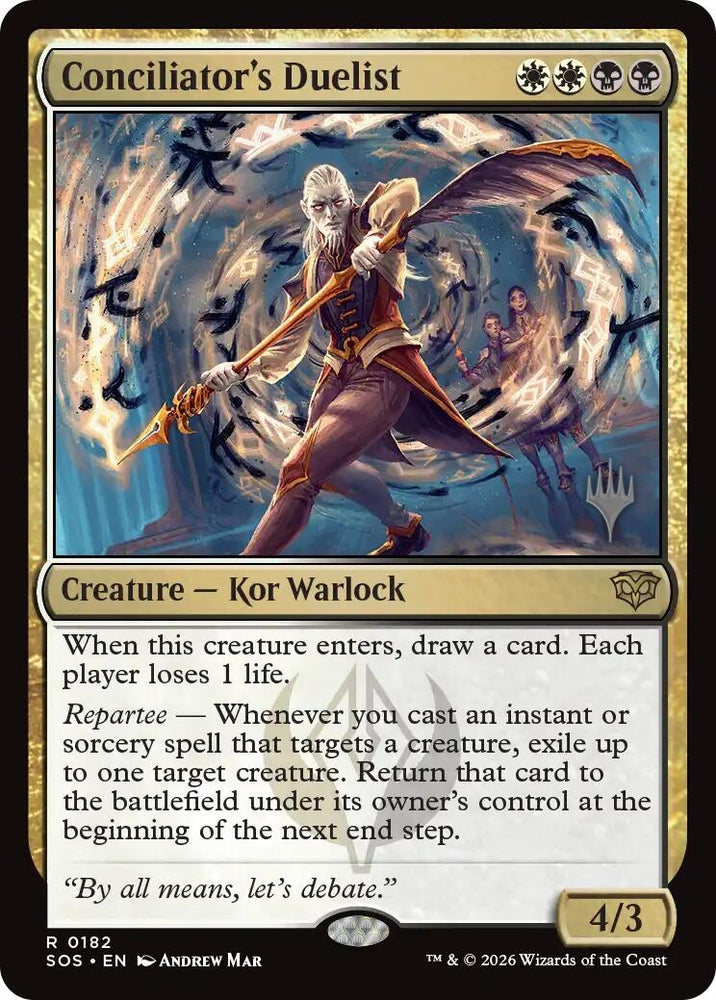 Image for Conciliator's Duelist (182) (Promo Pack: Secrets of Strixhaven) - Magic: The Gathering