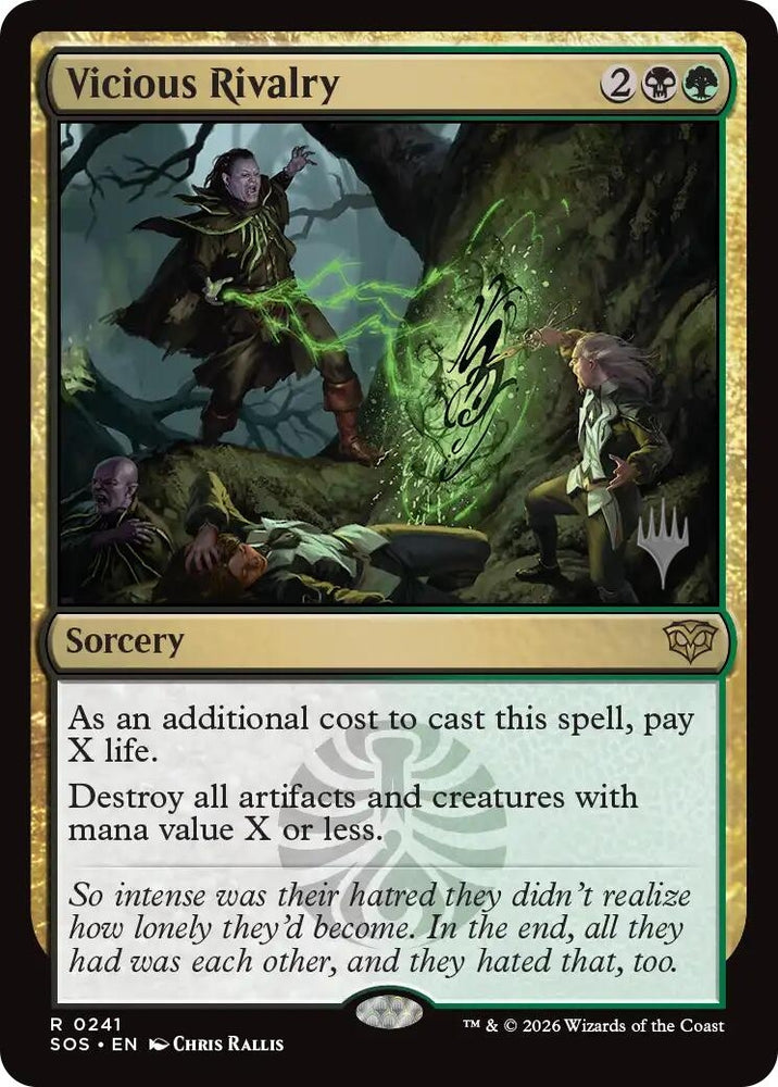 Image for Vicious Rivalry (241) (Promo Pack: Secrets of Strixhaven) - Magic: The Gathering
