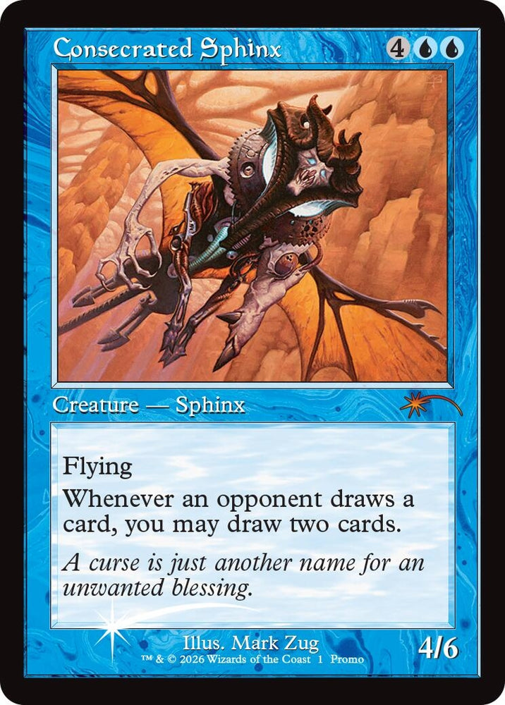 Image for Consecrated Sphinx (Retro Frame) (1) (MagicFest Cards) (MFP) - Magic: The Gathering