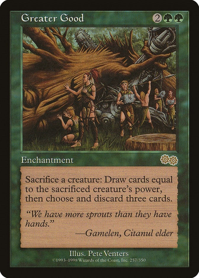 Image for Greater Good (257) [Urza's Saga]