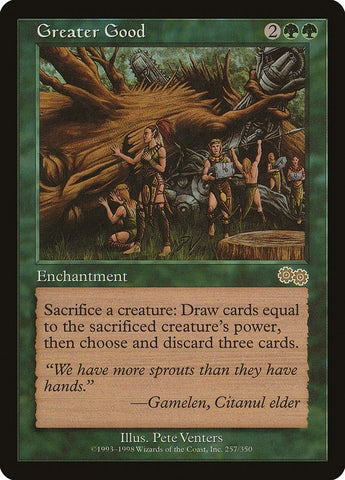 Image for Greater Good (257) [Urza's Saga]