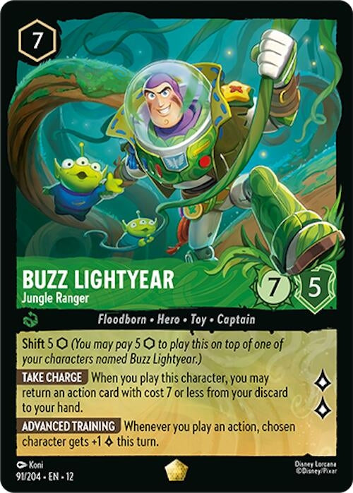 Image for Buzz Lightyear - Jungle Ranger (91/204) (Wilds Unknown) - Disney Lorcana