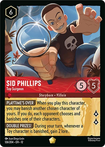Image for Sid Phillips - Toy Surgeon (126/204) (Wilds Unknown) - Disney Lorcana