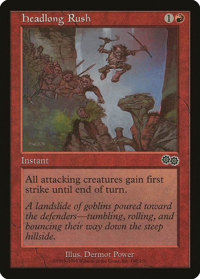 Image for Headlong Rush (198) [Urza's Saga]