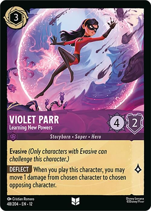 Image for Violet Parr - Learning New Powers (48/204) (Wilds Unknown) - Disney Lorcana