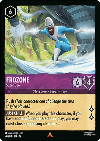Image for Frozone - Super Cool (59/204) (Wilds Unknown) - Disney Lorcana