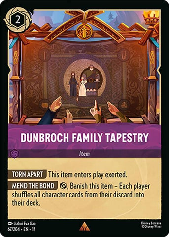 Image for DunBroch Family Tapestry (67/204) (Wilds Unknown) - Disney Lorcana