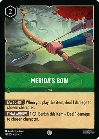 Image for Merida's Bow (101/204) (Wilds Unknown) - Disney Lorcana