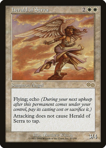Image for Herald of Serra (17) [Urza's Saga]