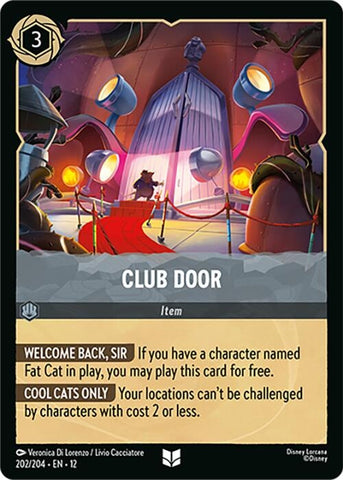 Image for Club Door (202/204) (Wilds Unknown) - Disney Lorcana