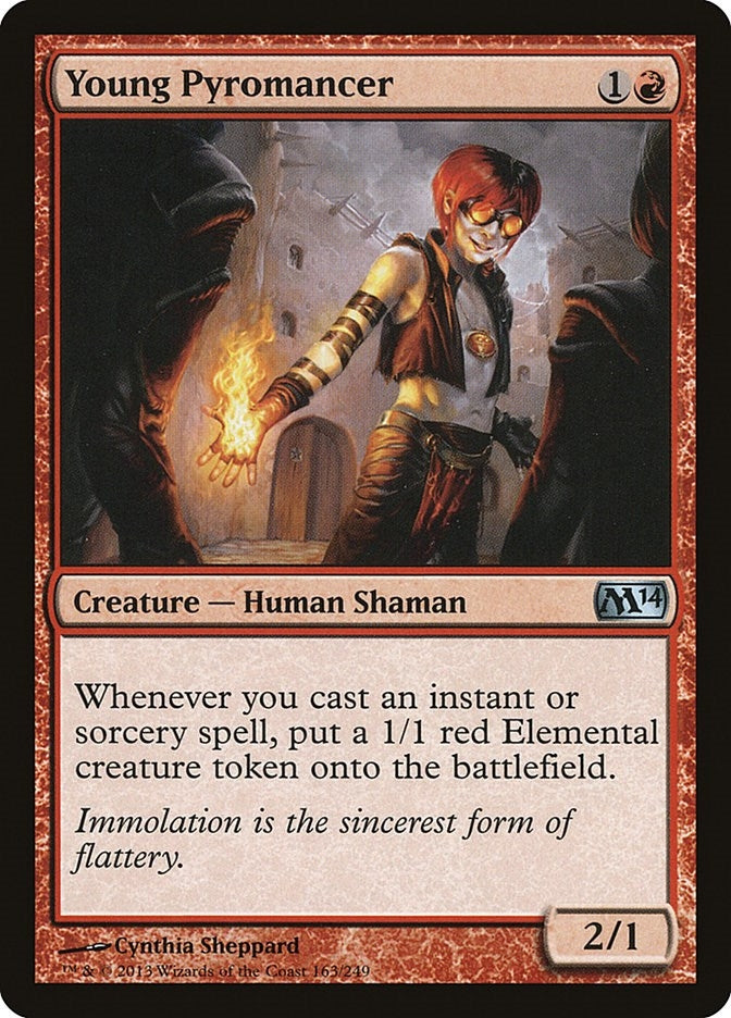 Image for Young Pyromancer (163) [Magic 2014 (M14)]