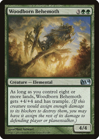 Image for Woodborn Behemoth (203) [Magic 2014 (M14)]