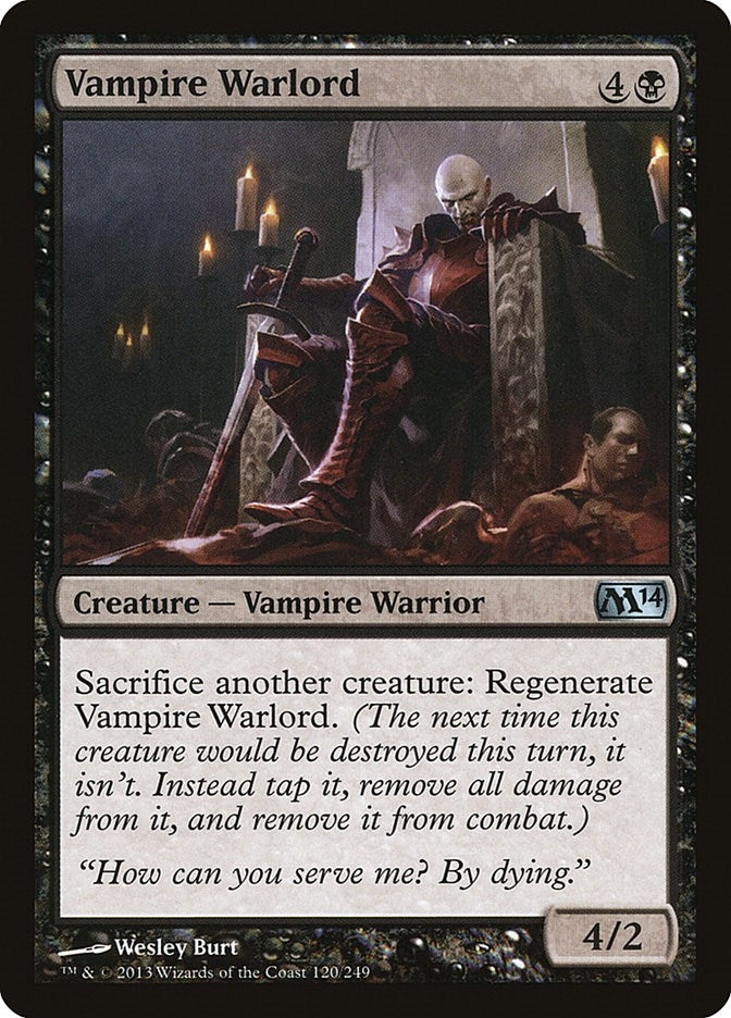 Image for Vampire Warlord (120) [Magic 2014 (M14)]