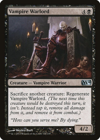 Image for Vampire Warlord (120) [Magic 2014 (M14)]
