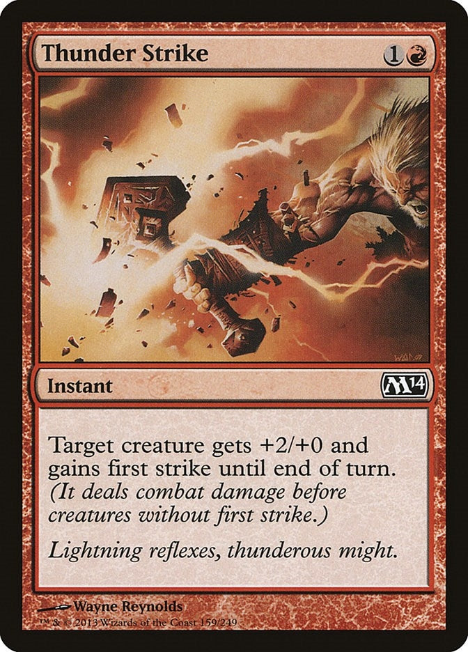 Image for Thunder Strike (159) [Magic 2014 (M14)]