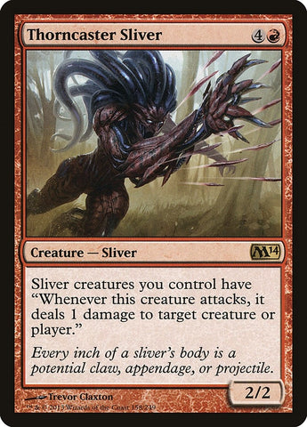 Image for Thorncaster Sliver (158) [Magic 2014 (M14)]