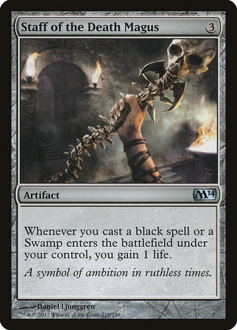 Image for Staff of the Death Magus (219) [Magic 2014 (M14)]