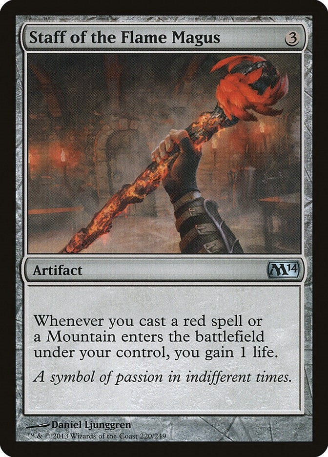 Image for Staff of the Flame Magus (220) [Magic 2014 (M14)]