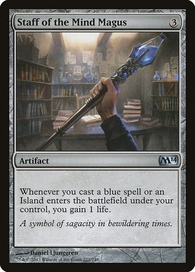 Image for Staff of the Mind Magus (221) [Magic 2014 (M14)]