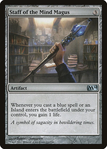 Image for Staff of the Mind Magus (221) [Magic 2014 (M14)]