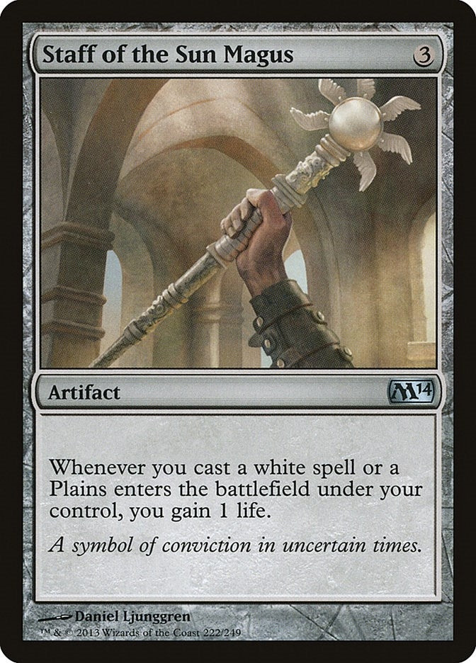 Image for Staff of the Sun Magus (222) [Magic 2014 (M14)]