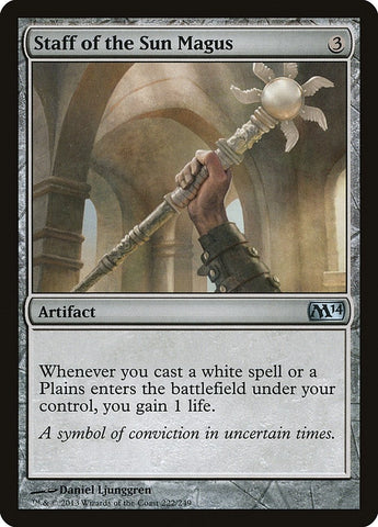 Image for Staff of the Sun Magus (222) [Magic 2014 (M14)]