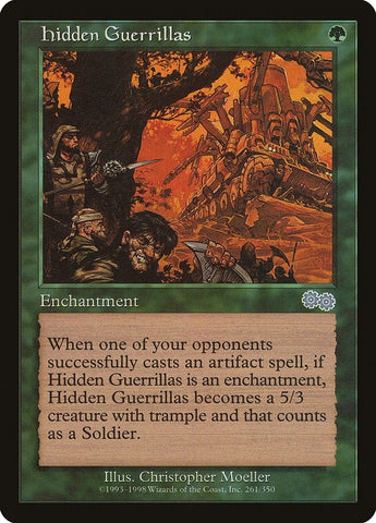 Image for Hidden Guerrillas (261) [Urza's Saga]