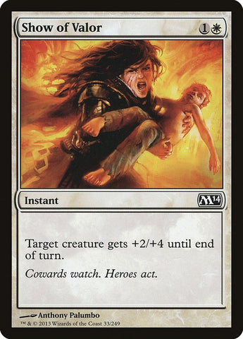 Image for Show of Valor (33) [Magic 2014 (M14)]