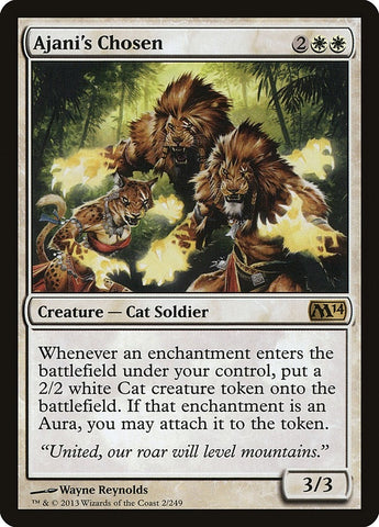 Image for Ajani's Chosen (2) [Magic 2014 (M14)]