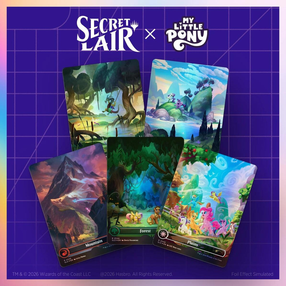 Image for Secret Lair Drop: Secret Lair x My Little Pony: The Lands of Equestria - Traditional Foil Edition - Magic: The Gathering