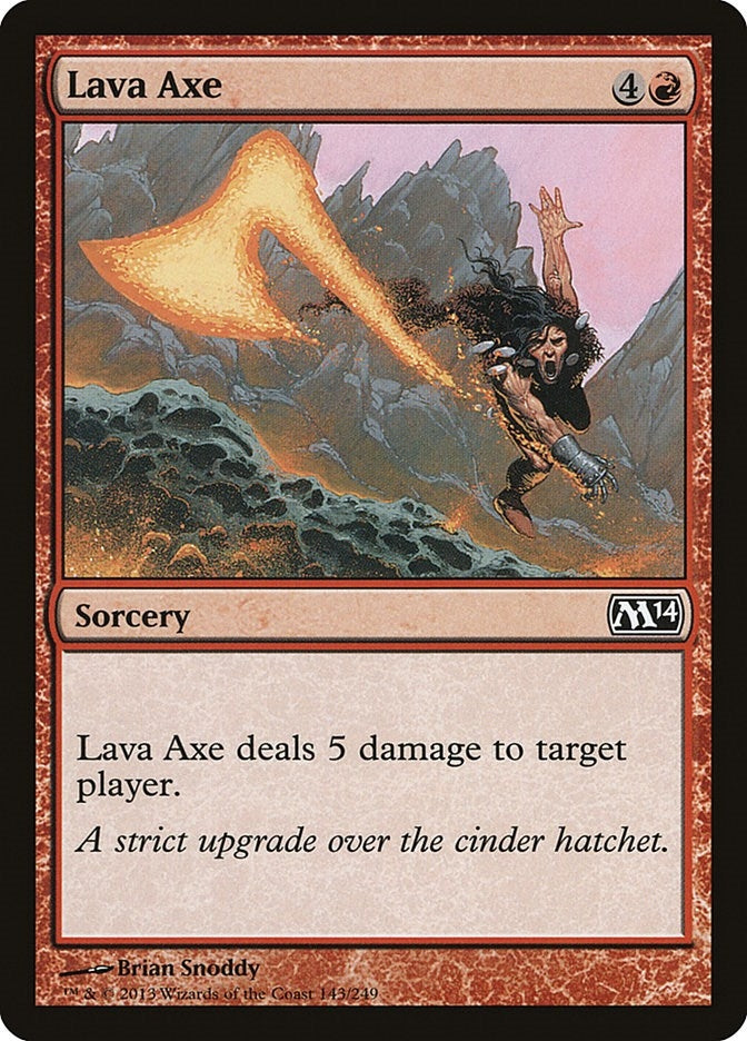 Image for Lava Axe (143) [Magic 2014 (M14)]