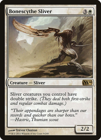 Image for Bonescythe Sliver (9) [Magic 2014 (M14)]