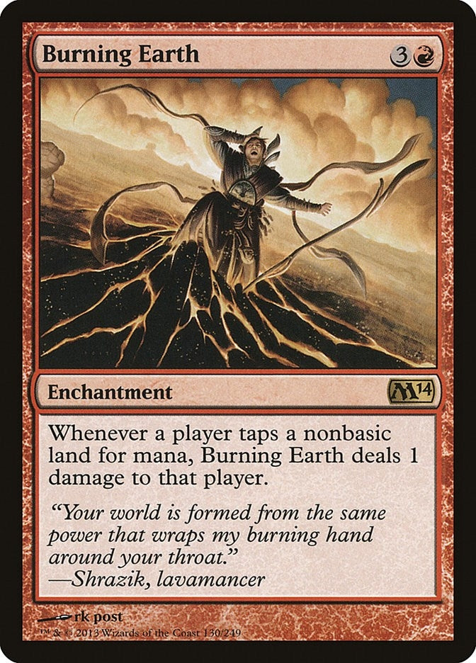 Image for Burning Earth (130) [Magic 2014 (M14)]