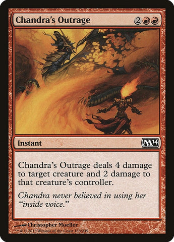 Image for Chandra's Outrage (133) [Magic 2014 (M14)]