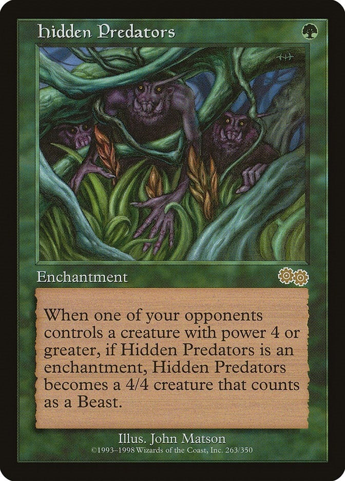 Image for Hidden Predators (263) [Urza's Saga]